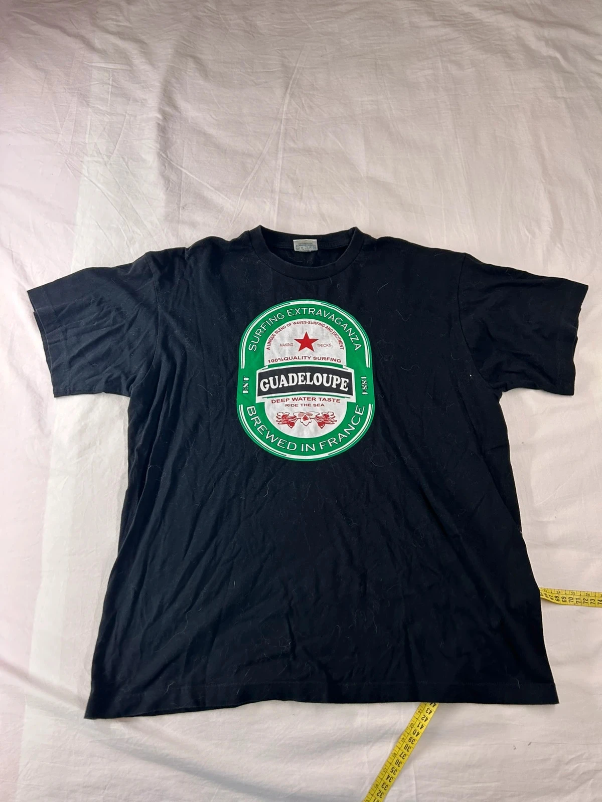 T-shirt imprimé heineken guadeloupe Cotton made